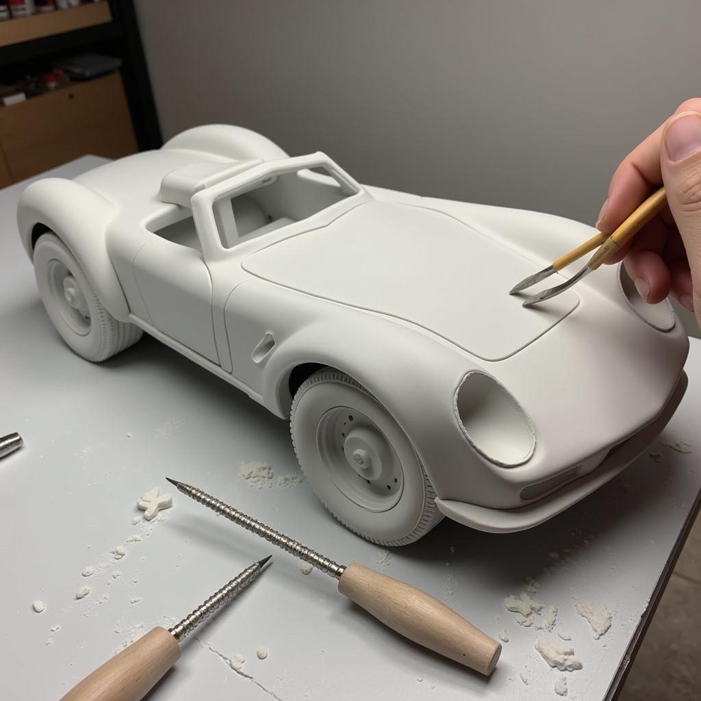 Car Clay Model Smoothing Techniques