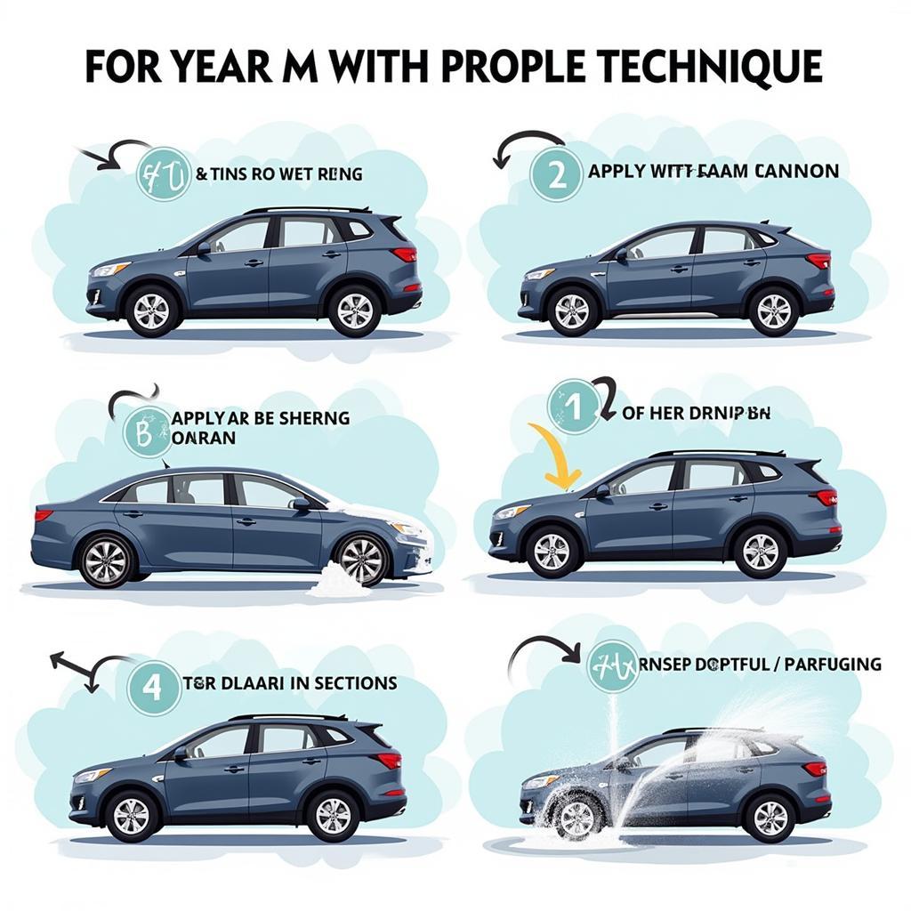 Cleaning a Car with a High-Pressure Washer