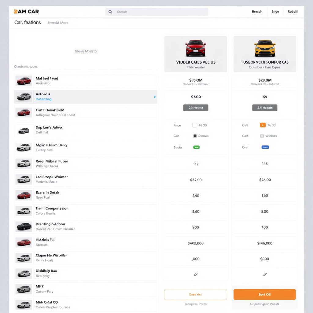 Best Car Comparison Tool Interface in India