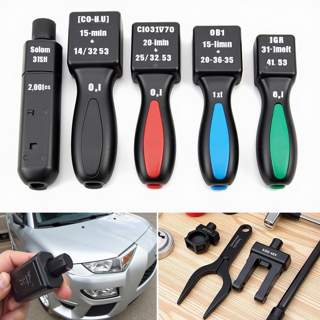 Car Connector Removal Tool Set with Various Sizes and Shapes