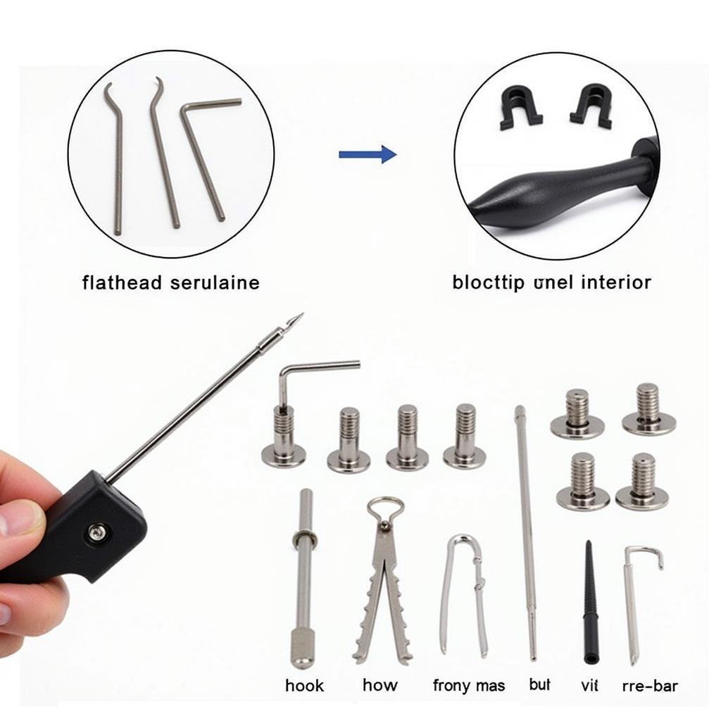 Car Dash Switch Removal Tool Set