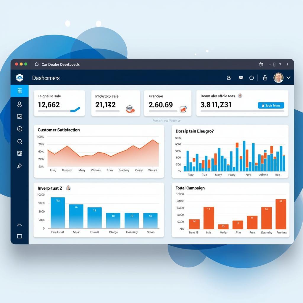 Car Dealer Management Software Dashboard