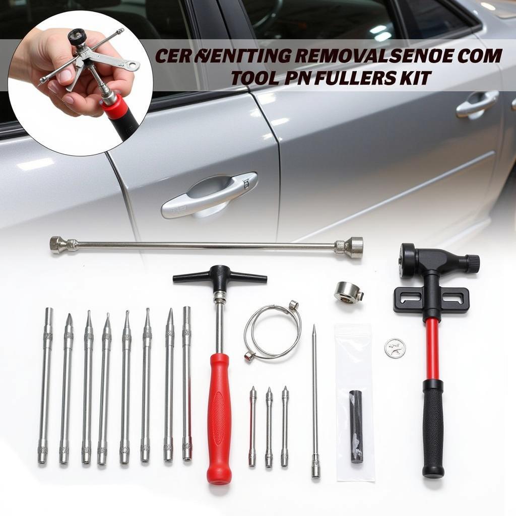 Car Dent Removal Tools Pin Puller Kit