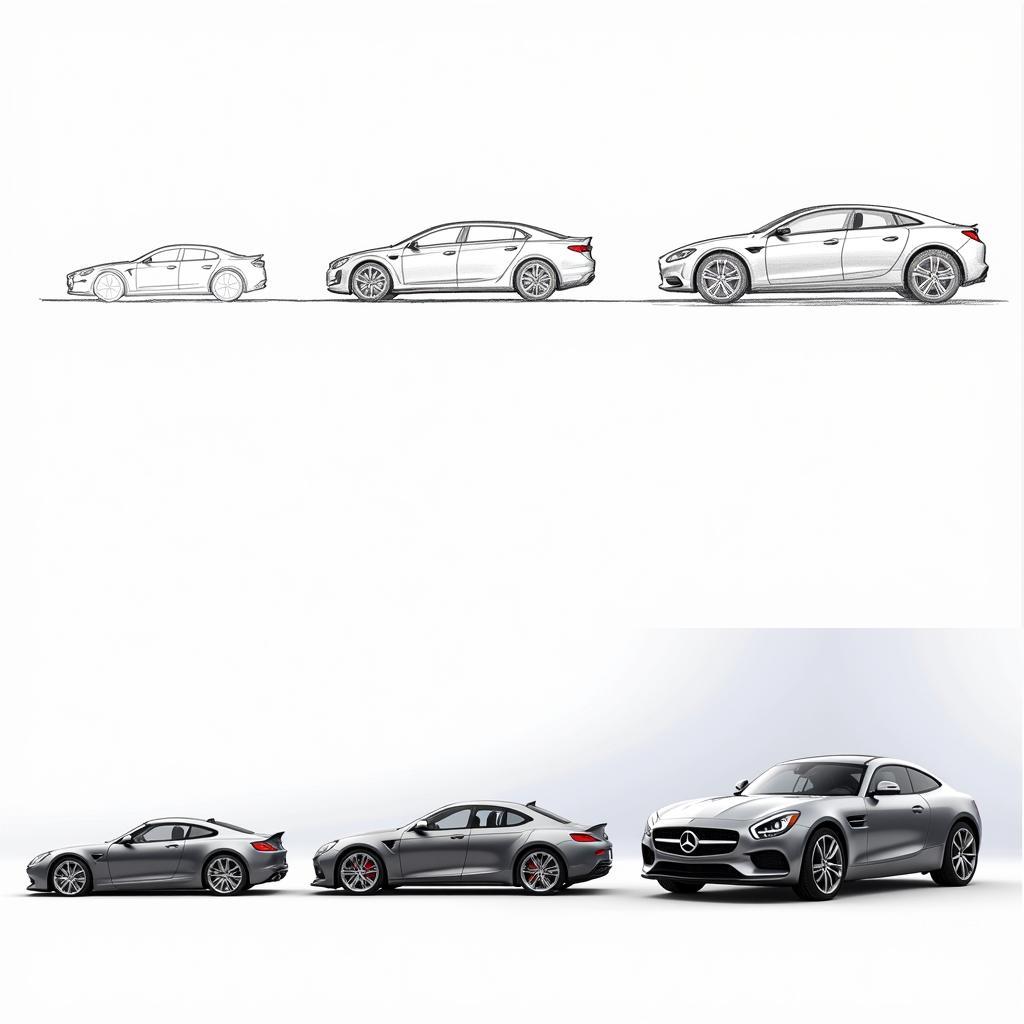 Car Design Process: From Sketch to 3D Model