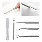 Various Car Detailing Crevice Tools