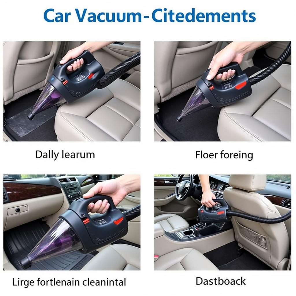 Car Detailing Interior Vacuuming