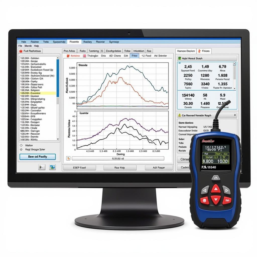 User Interface of Car Diagnostic Software