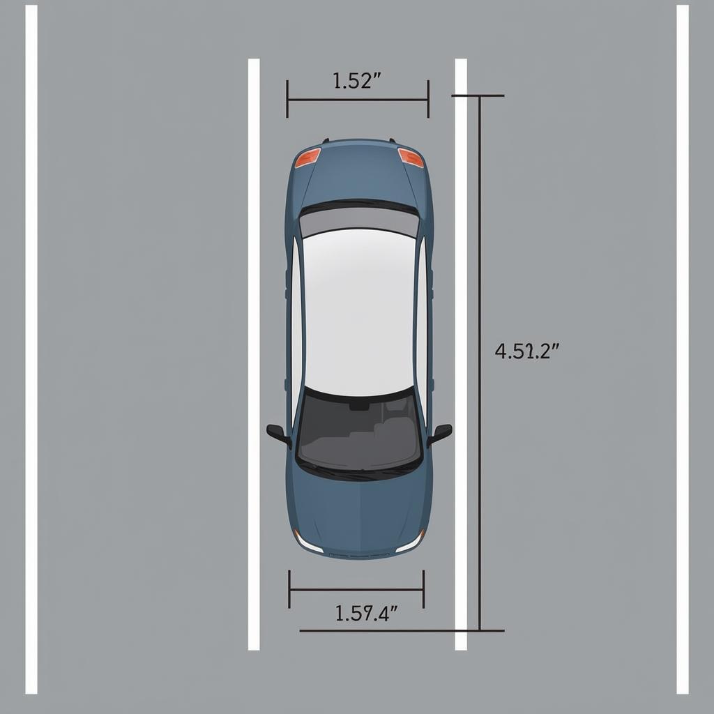 Car Dimensions Parking Visualization