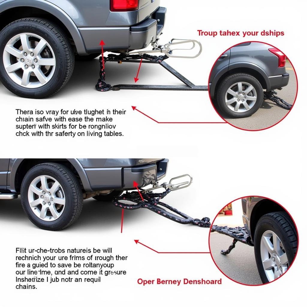 Securing a Vehicle on a Car Dolly from Northern Tool