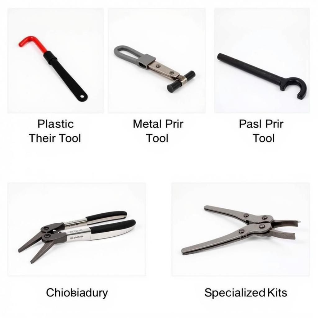 Types of Car Door Panel Clip Removal Tools