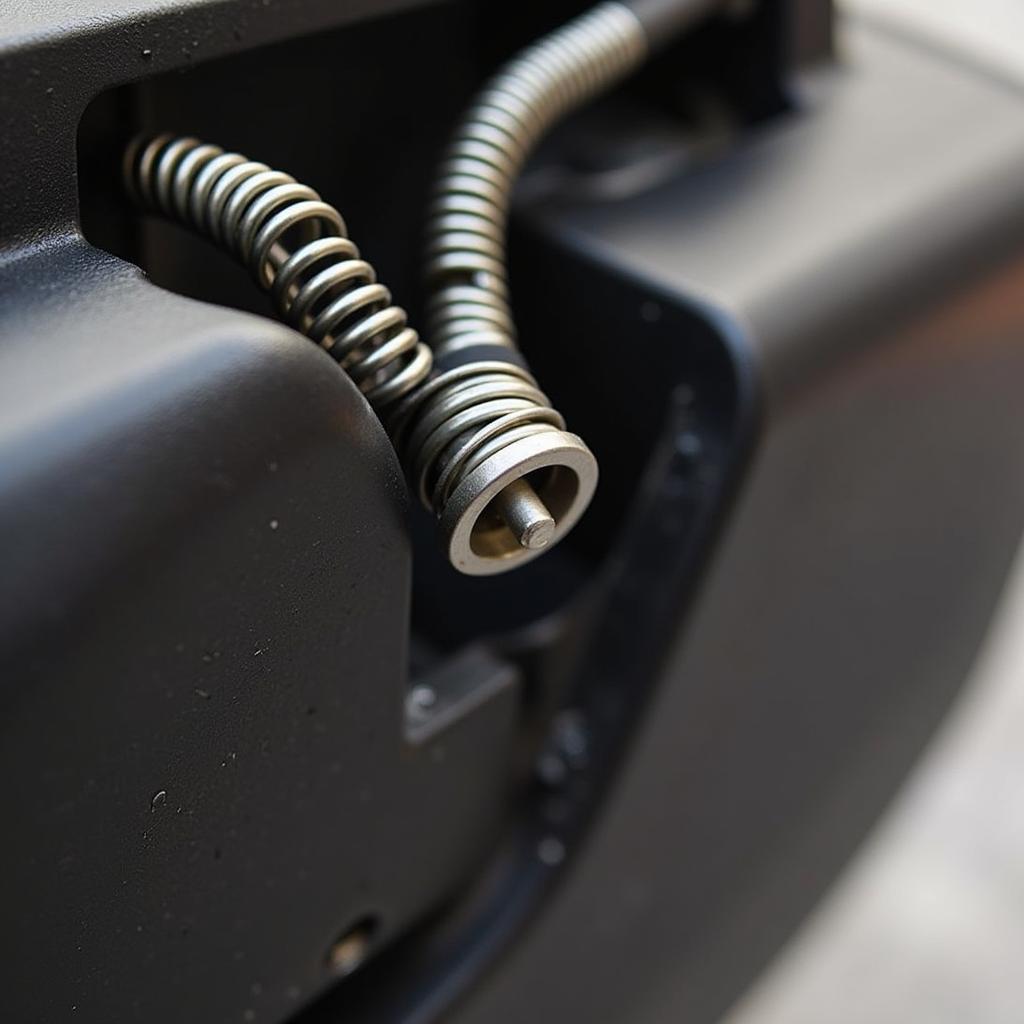 Car Door Spring Under Tension