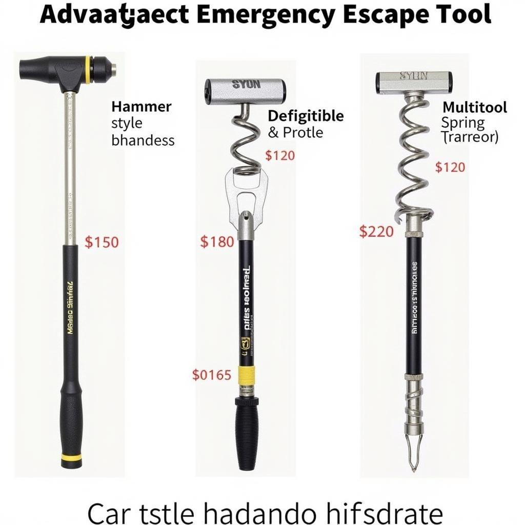 Types of Car Emergency Escape Tools