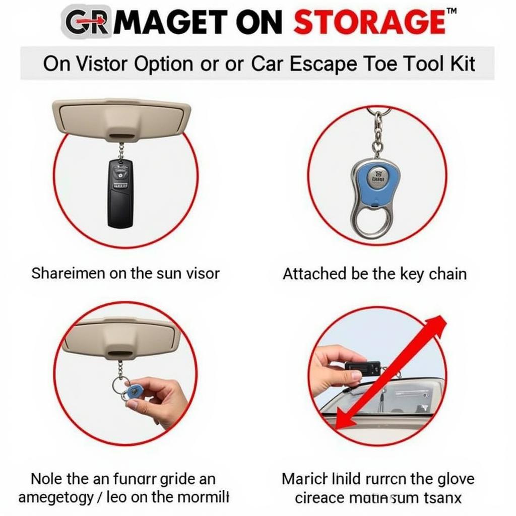 Optimal Storage Locations for a Car Emergency Kit