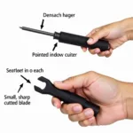 Car Escape Tool Features: Window Punch and Seatbelt Cutter