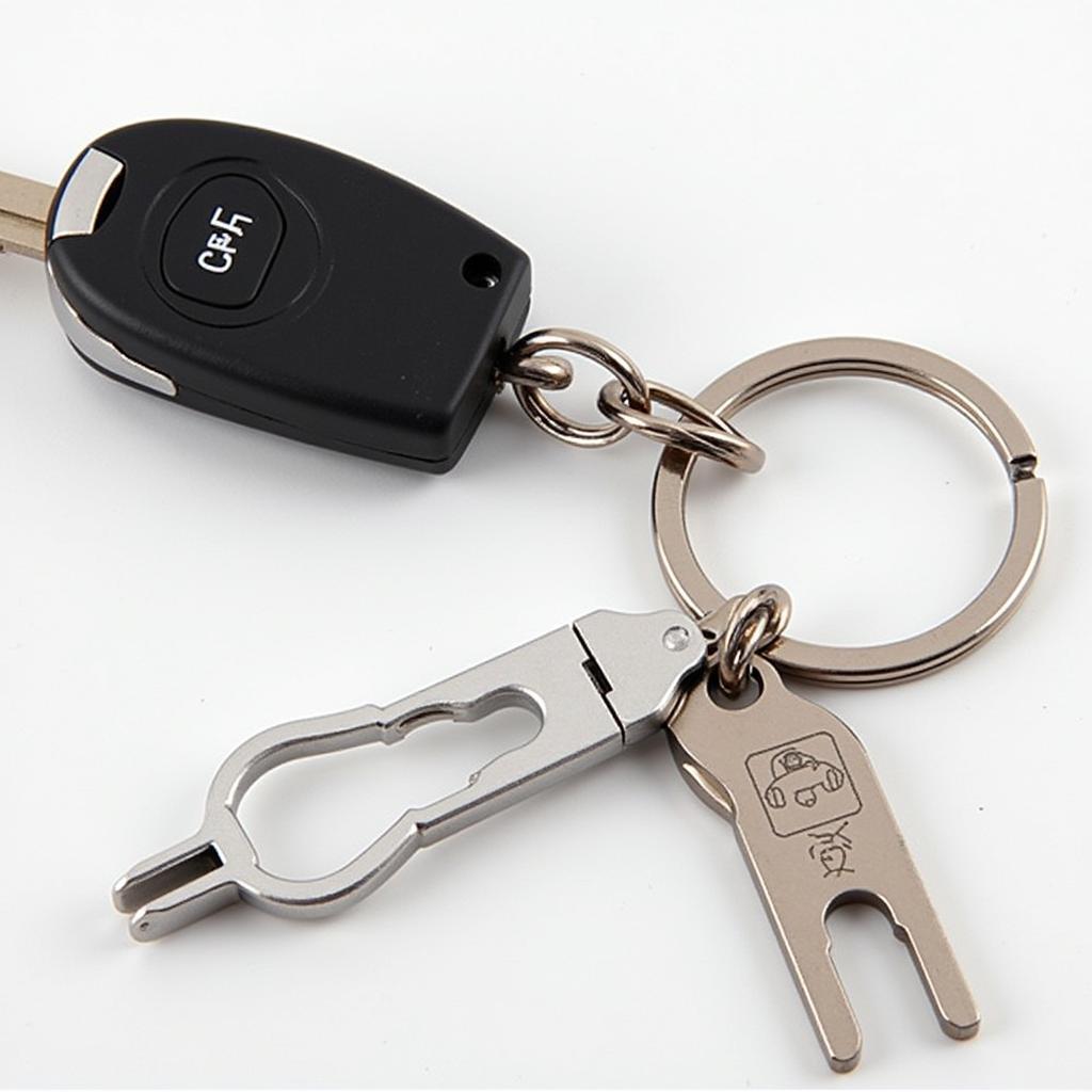 Car Escape Tool on Keychain