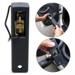 Car Fishing Tool Being Used to Unlock a Car Door