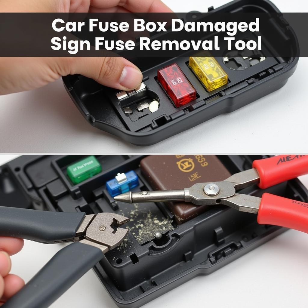 Car Fuse Removal Tool Preventing Damage to Fuse Box