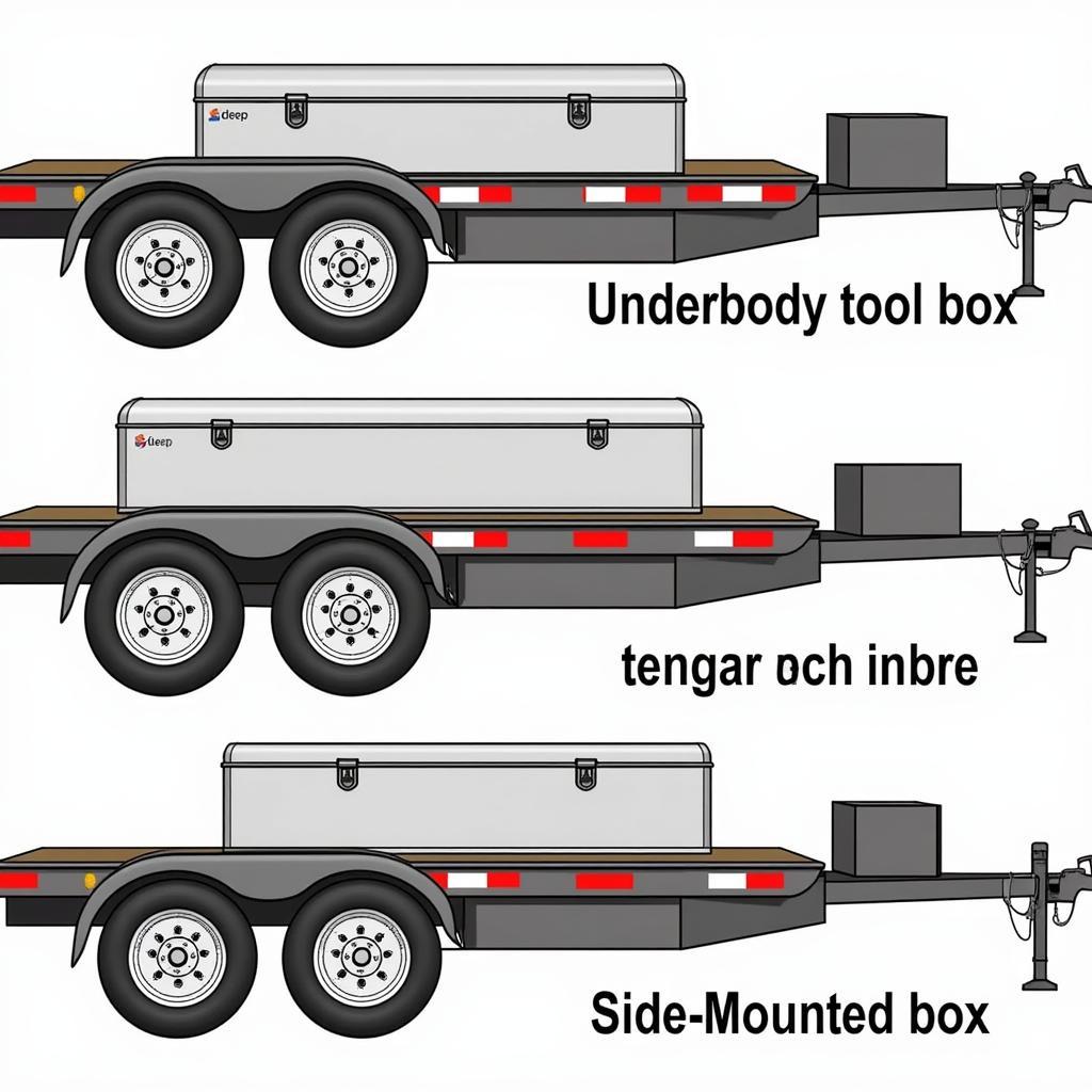 Different Mounting Locations for Tool Boxes