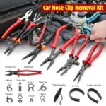 Car Hose Clip Removal Tool Kit with Various Sizes and Types