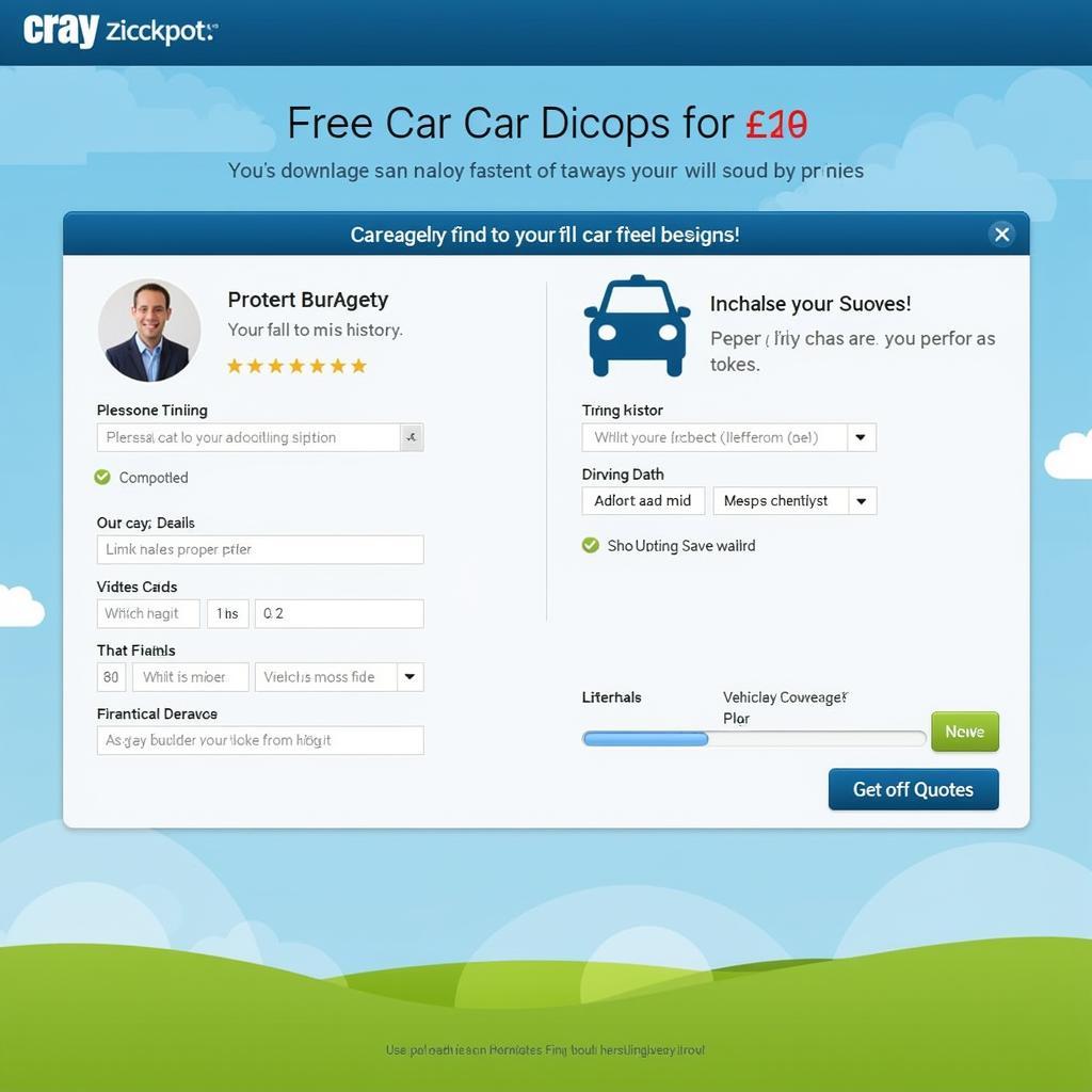 Car Insurance Discount Tool Interface