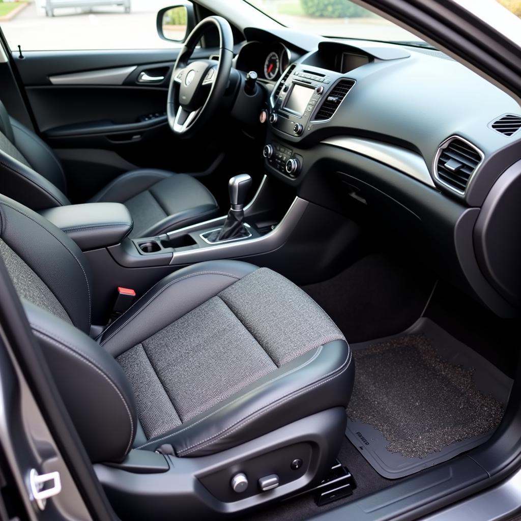 Clean Car Interior After Crumb Removal