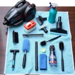 Essential car interior cleaning tools kit for a spotless car