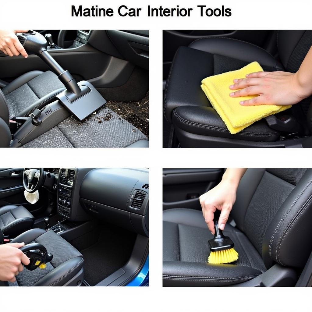 Effective Use of Car Interior Cleaning Tools