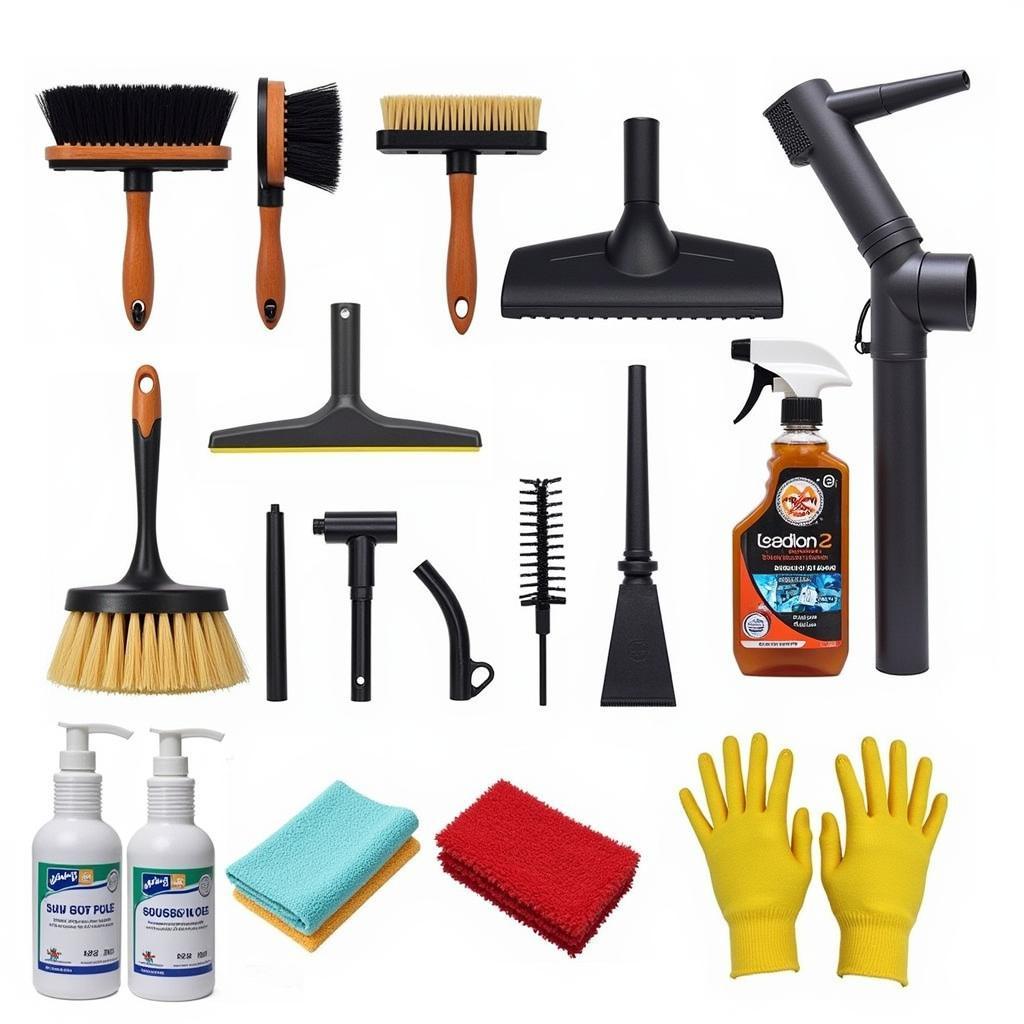 Essential Car Interior Cleaning Tools Kit