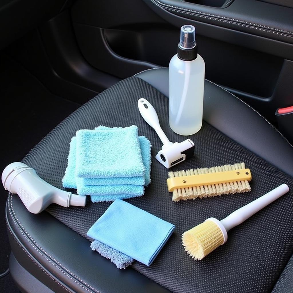 Essential Car Interior Cleaning Tools Kit