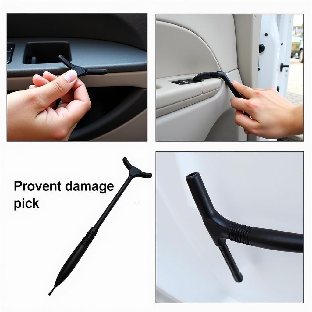 Car Interior Trim Removal Tools in Action