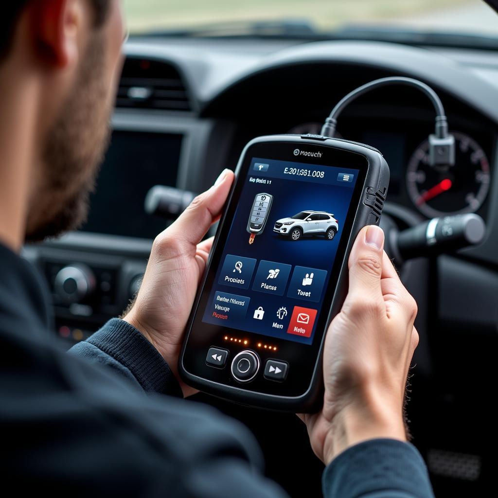 Modern Car Key Programmer Device