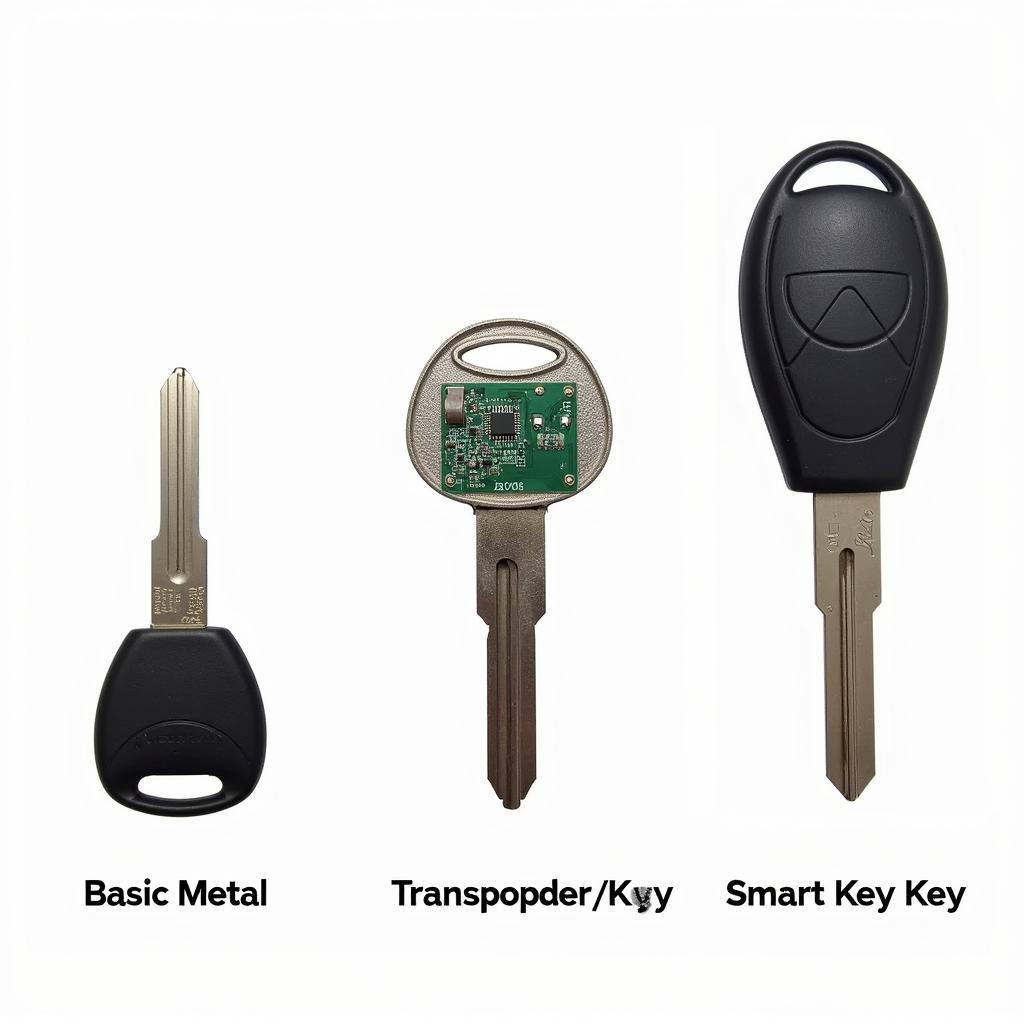 Car Key Types Comparison