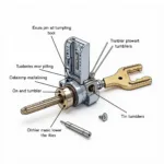 Car Lock Mechanism and Picking Tools