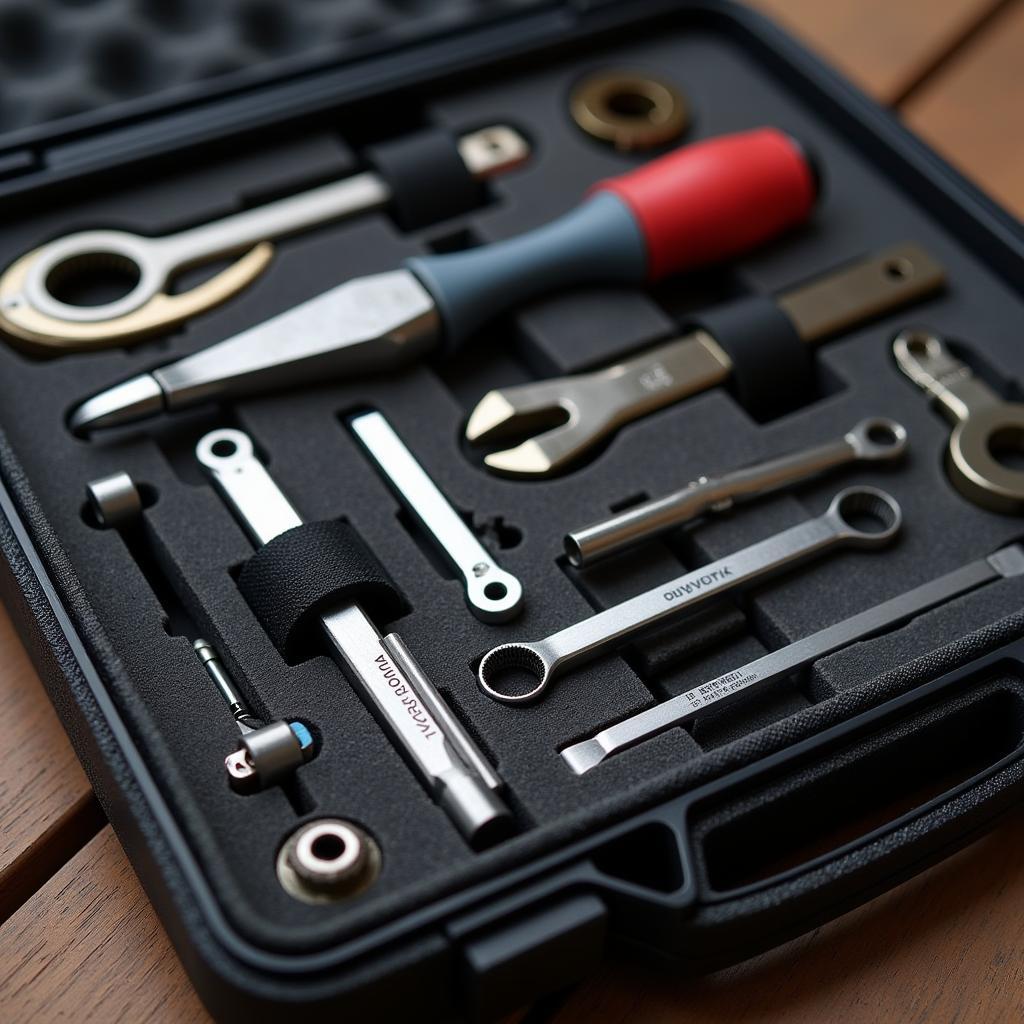 Car Lock Picking Tools in a Case