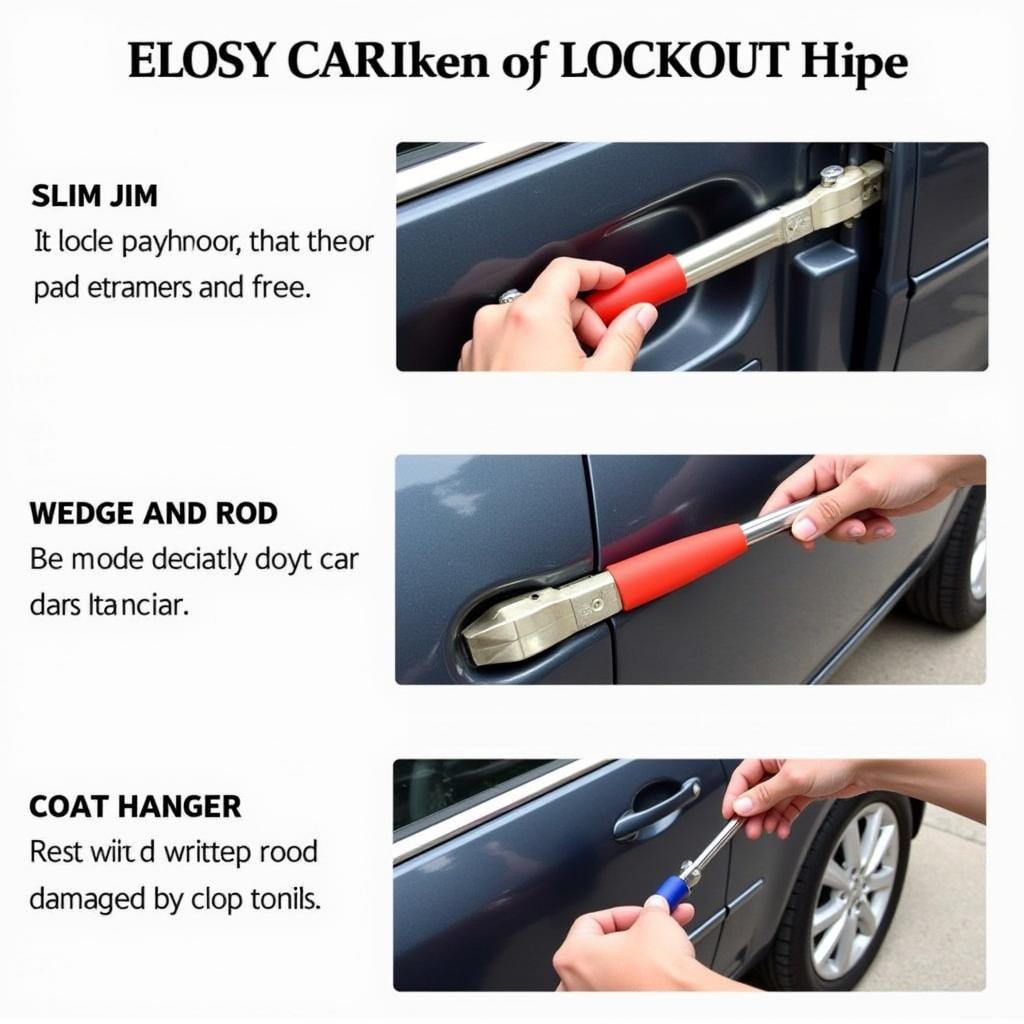 DIY Car Lockout Methods: Slim Jim, Wedge and Rod, Coat Hanger