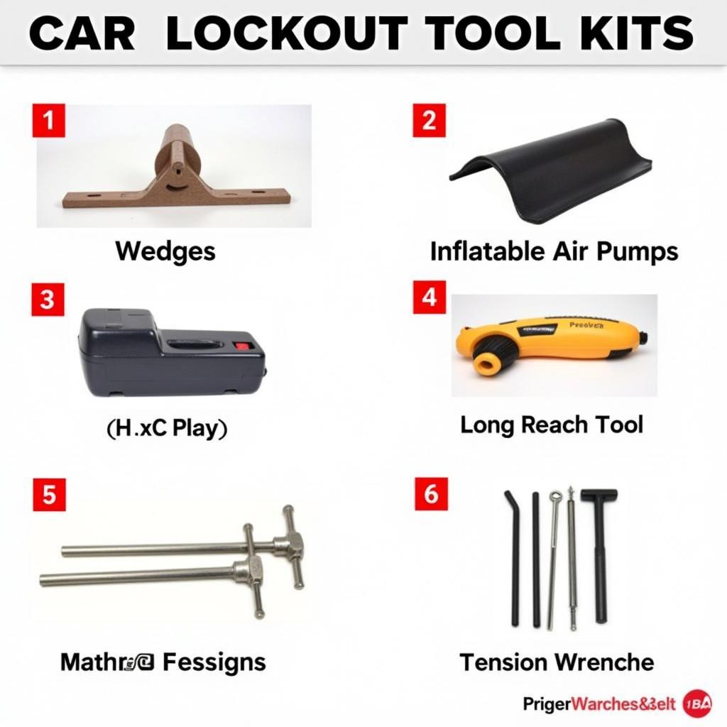 Essential Car Lockout Tool Kit Components