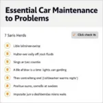 Essential Car Maintenance Checklist