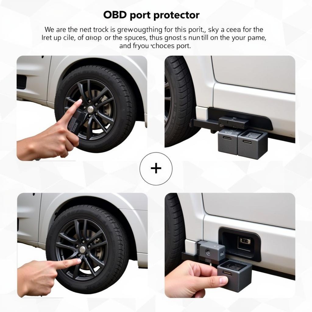 Car OBD Port Protector Installation