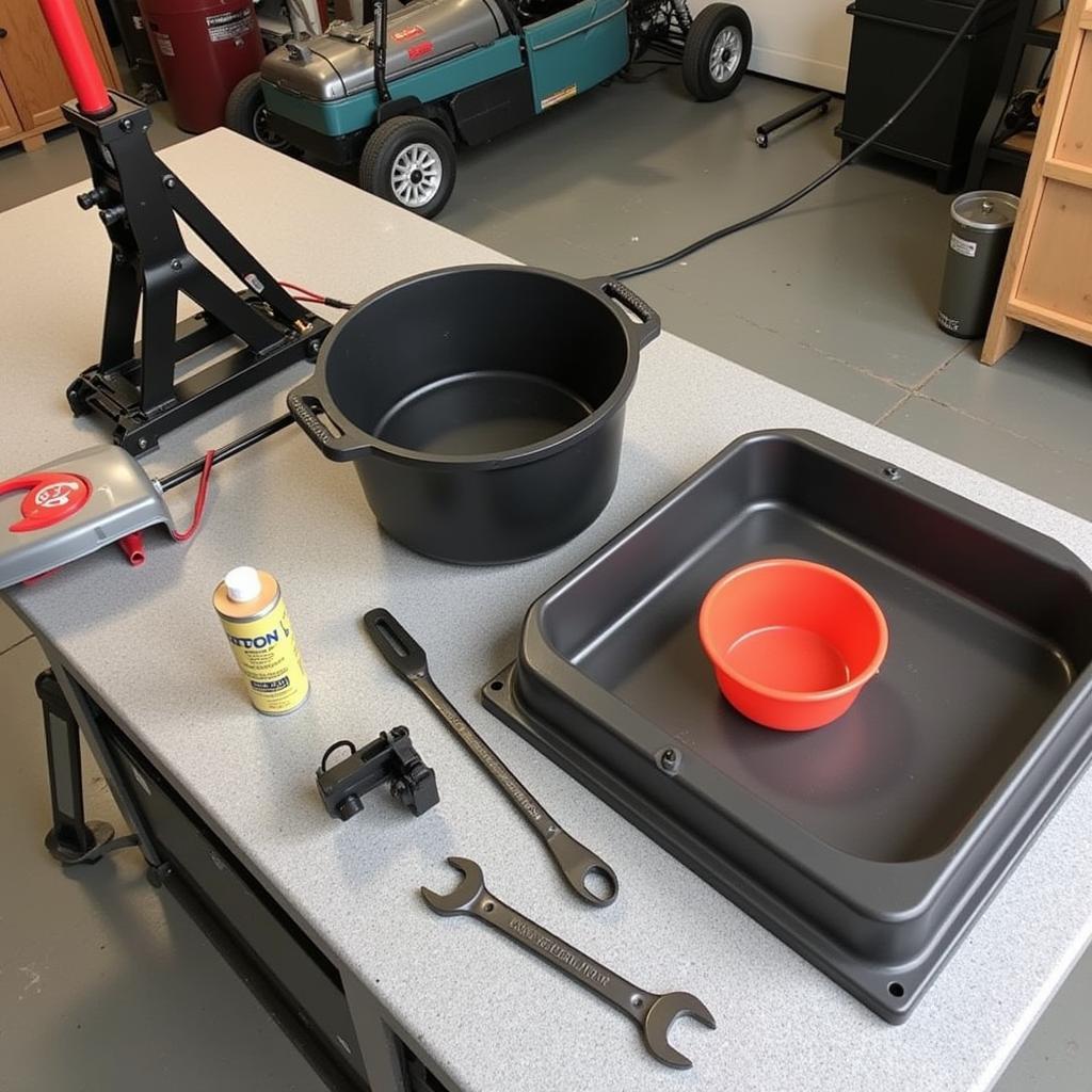 Basic Car Oil Tools for an Oil Change