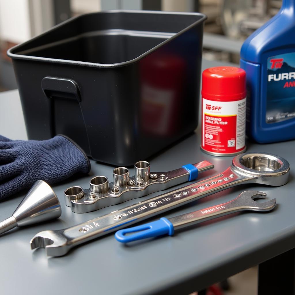 Car Oil Change Tools Kit