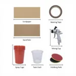 Essential Car Paint Tools Kit Components