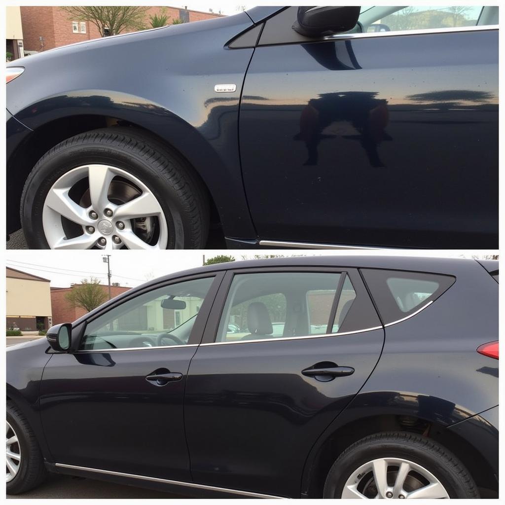 Car Polish Before & After