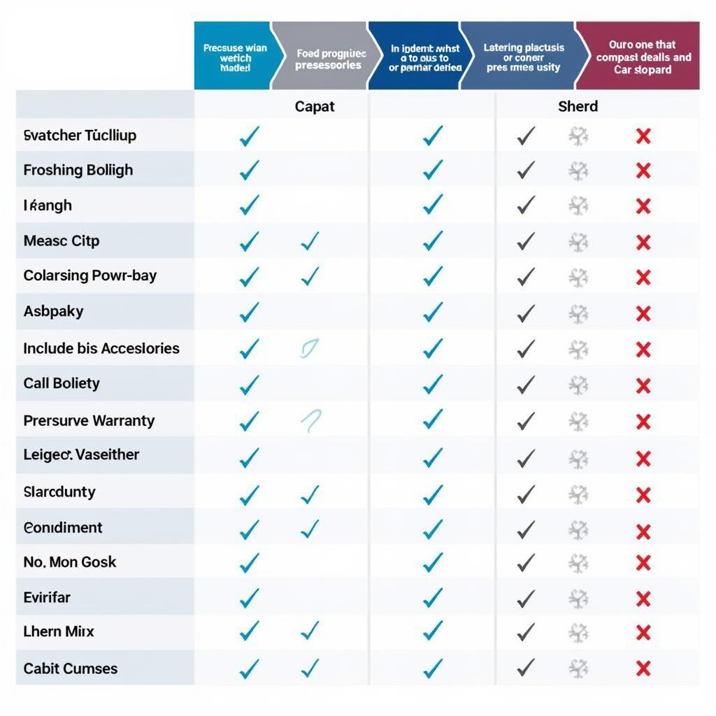 Comparing Features of Different Car Pressure Washers