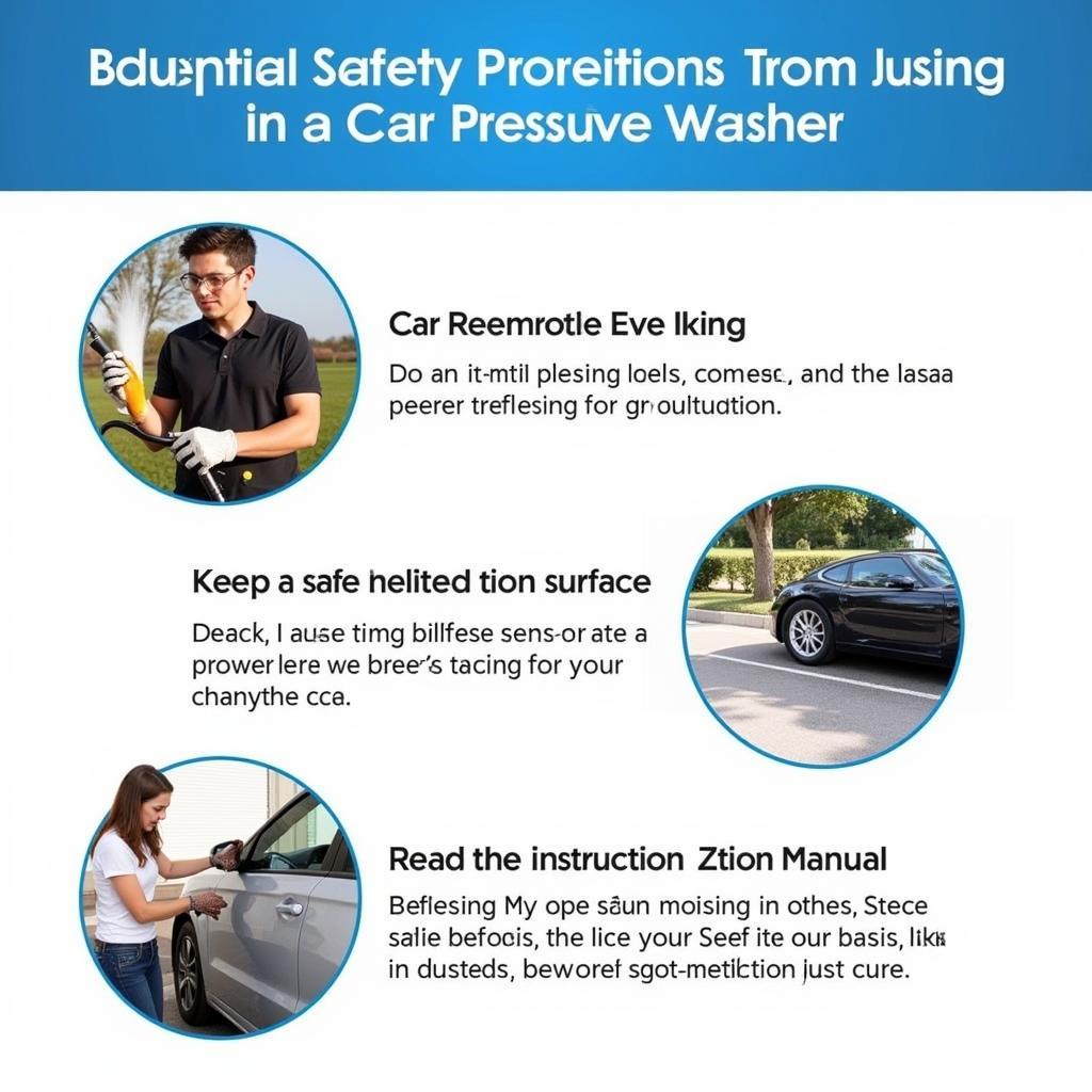 Car Pressure Washing Safety Tips