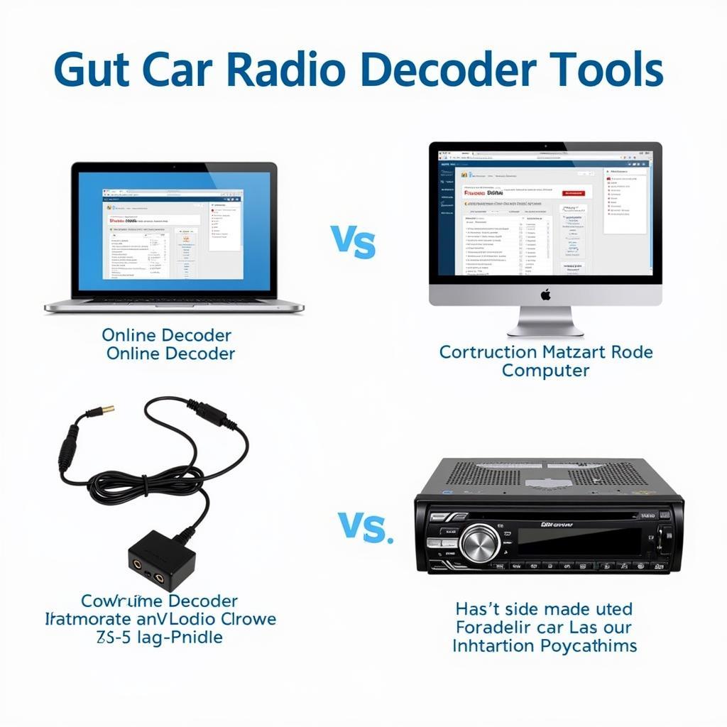 Different Types of Car Radio Decoder Tools