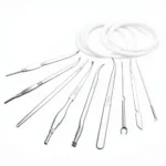 Car radio removal tool kit with various keys for different car models