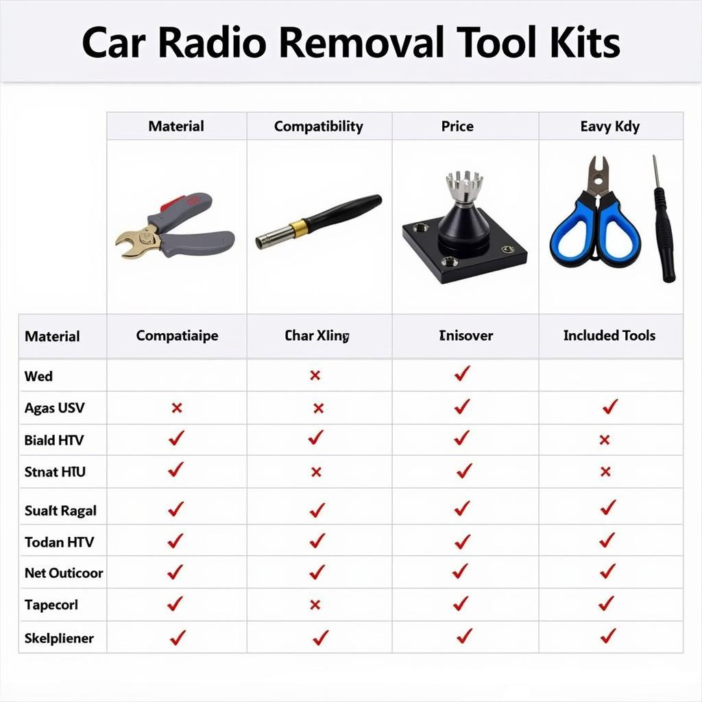 Comparing Different Car Radio Removal Tool Kits