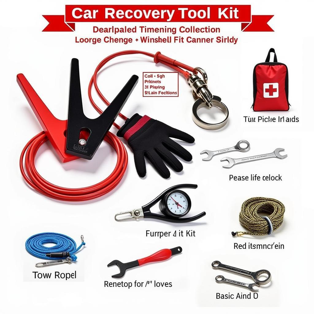 Essential Car Recovery Tools Kit