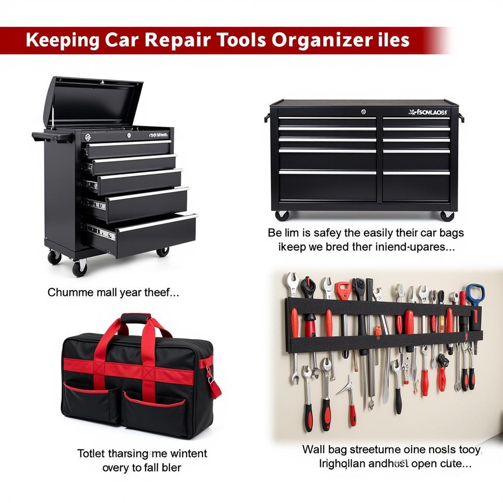 Organized Car Repair Tool Storage Solutions