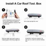 Installing a Car Roof Tool Box